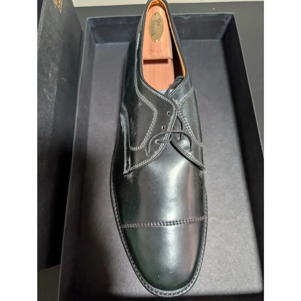 NIB Vintage Allen Edmonds Custom Made Black Cordovan Shell Becker 12EEE